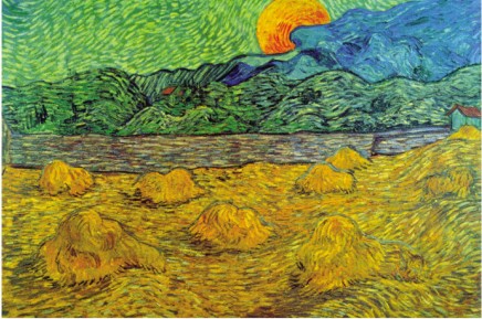 RISING MOON - Van Gogh Painting On Canvas
